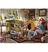 Becko US Puzzles for Adults Wooden Jigsaw Puzzles 1000 Pieces for Adults and Kids - Rainforest