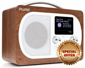 Pure Evoke H4 Portable FM/DAB+/DAB Digital Radio - DAB Radio with Bluetooth Music Streaming