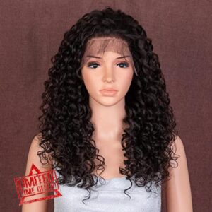 Style Icon Lace Front Wigs Human Hair Wigs for Women Curl Wigs Deep wave 9A Brazilian virgin hair 150% Density (13x4 Lace 24 Inch