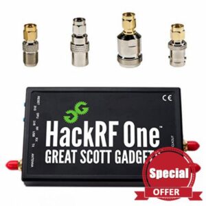 NooElec HackRF One Software Defined Radio (SDR) & SMA Antenna Adapter Bundle