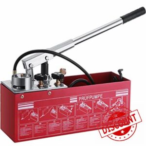 BuoQua 725 PSI 3 Gallon Tank 45ML 1/2" BSP Hydraulic Manual Pressure Test Pump