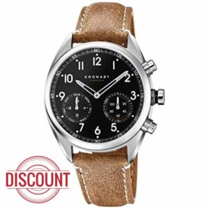 Kronaby S3112/1 Men's Brown Apex Hybrid Smartwatch