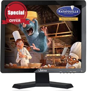 Upinva 17 inch HDMI monitor CCTV LCD display multifunction BNC/VGA/AV/USB input 1280x1024 full HD surveillance camera PC mobile office gaming monito