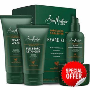 SheaMoisture Complete Beard Styling Set - Maracuja & Shea Oils - Conditioning Oil