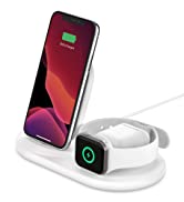 Belkin BoostCharge Pro 15W convertible magnetic wireless charging stand, MagSafe compatible fast ...