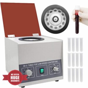 CGOLDENWALL 80-2 Centrifuge 4000rpm Centrifugal Machine with 12x20ml Tubes- 2325xg Centrifugal Force- 0-120min Timer for Separation of Samples&Qualitative Analysis in Hospital/Biological/Chemical Labs