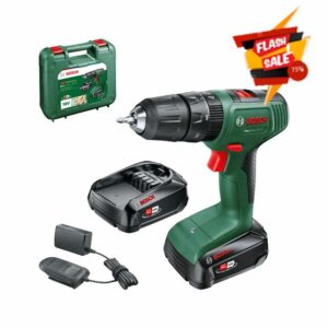 Bosch Home and Garden Cordless Hammer Drill EasyImpact 18V-40 (2 Batteries 2.0 Ah