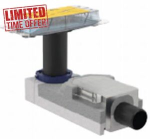 Geberit Installation Kit for Shower Channels - Geberit Cleanline Line. Height of The Structure from The Ground from 65 mm: Length 30 cm (154.152.00.1)