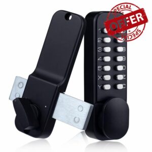 Stainless Steel 100% Mechanical Keyless Entry Door Lock with Keypads Door Knob