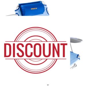 #WEJOY Folding Beach Chair Lightweight Aluminum with Adjustable High Back Pillow Pocket Portable Strap Outdoor Garden Reclining Beach Chai