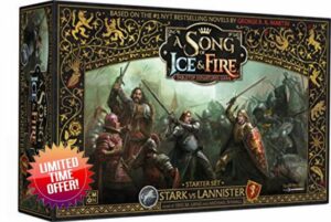 Cool Mini or Not - A Song of Ice and Fire: Thrones Stark vs Lannister Starter Set - Miniature Game