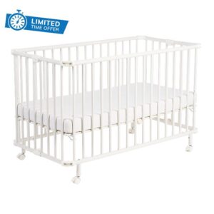 Geuther - Folding Wooden Cot Mayla (60 x 120 cm