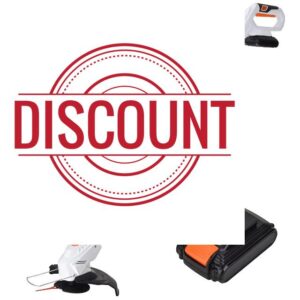 LIGO 20V Cordless Grass Trimmer with 2.0Ah Battery&10 Spare Blades