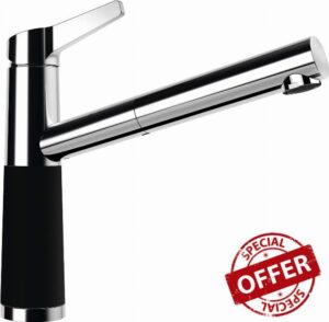 SCHOCK Cristadur SC-510 Night Kitchen Tap Fitting with Fixed Spout and Standard Connections