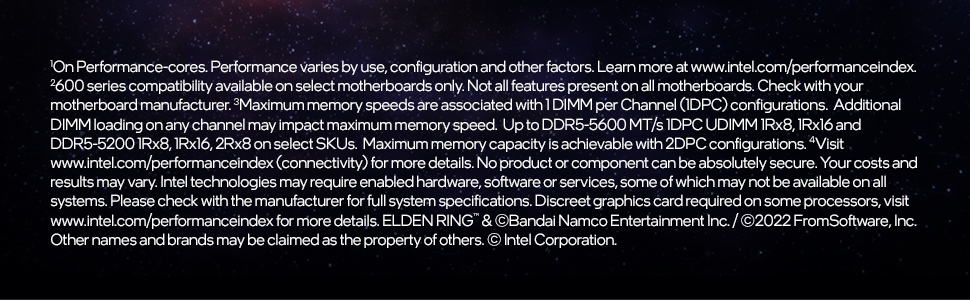 13th gen Intel Core i9 desktop processor