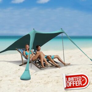 Beach Shade Pop Up Family Beach Tent Sun Shelter