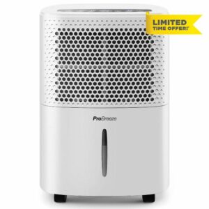 Pro Breeze 12L/Day Dehumidifier with Digital Humidity Display