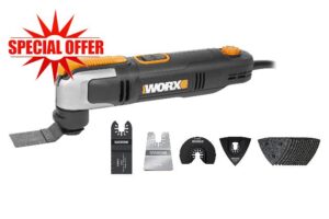 WORX WX686.1 250W Sonicrafter Oscillating Multi-Tool with 19-Piece Accessory Ki