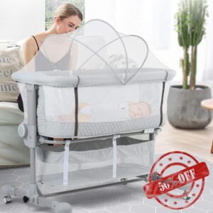 beiens 3-in-1 Baby Bassinet