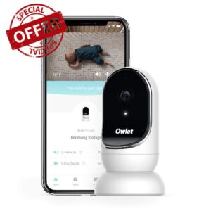 Owlet Baby Monitor with Camera and Audio - HD Video - Night Vision - iOS and Android Compatible