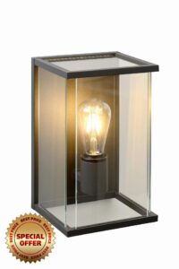 LUCIDE Claire - Wall Light Outdoor - E27 - IP54 - Anthracite