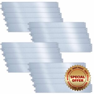 VOUNOT 20M Galvanised Steel Lawn Edging