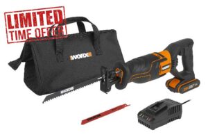 WORX WX500 18V (20V MAX) Cordless Reciprocating Saw