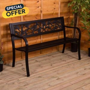 Garden Vida Steel Garden Bench