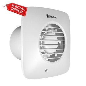 Dimplex Xpelair DX100BTS Simply Silent Bathroom Extractor Fan with Humidistat & Timer Control