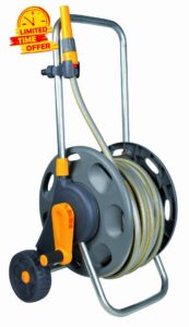 Hozelock Ltd 2435 0000 60m Assembled Hose Cart with 50m Hose