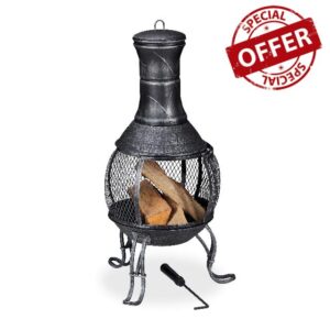 Relaxdays Chiminea