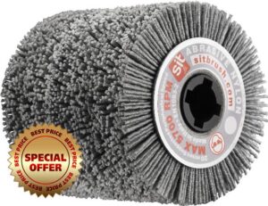 Sit Tecnospazzole 1359 Abrasive Nylon Corrugated Wire Sander Brush-Rsf Brushing Band 100Mm