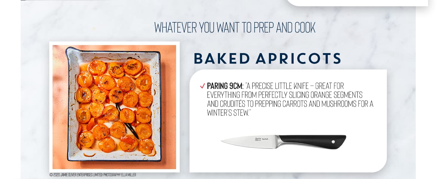 Baked Apricots with the 9cm Paring Knife