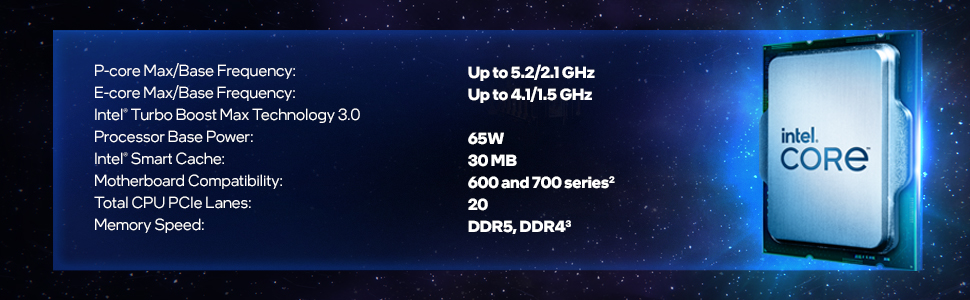 13th Gen Intel Core i7 desktop processor