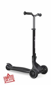 GLOBBER ULTIMUM - Kids Adult Scooter 125/90 mm Extra Wide ABEC 7 3 Wheels Height Adjustable Grey