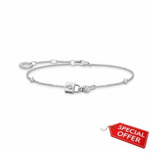 Thomas Sabo Women Bracelet Lock 925 Sterling Silver A2040-051-14-L19V