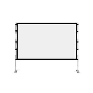 Double Sided Projection Screen Indoor Outdoor Projector Movies Screen for Home Theater Outdoor Projection Screen with StandProjecto