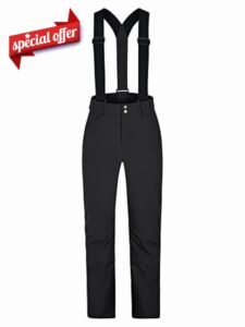 Ziener Men's Taga Ski Trousers/Snowboard Trousers | Braces Waterproof PFC Free (pack of 1)