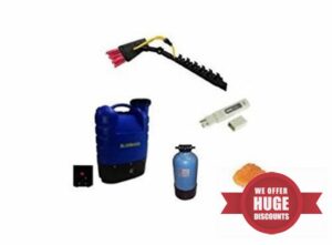 Bayersan Complete Window Cleaning Tools Glass Fibre Water Fed with Digital TDS Meter and DI Pressure Vessel 11 Litre (30Ft Pole)