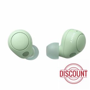 Sony WF-C700N True Wireless Noise Cancelling Earbuds - All-day comfort and stability - Up to 15H battery life with charging case - Sage Gree