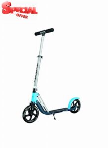 HUDORA BigWheel 205 Pure Scooter - Scooter for Children and Adults - Scooter from 6 Years - City Scooter up to 100 kg - Foldable and Height Adjustable