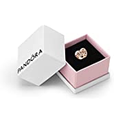 Pandora Moments Women's Sterling Silver Band of Hearts Safety Chain Charm for Bracelet