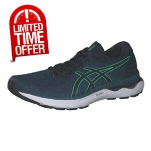 ASICS Nimbus 24 Road Running Shoes for Man Black White
