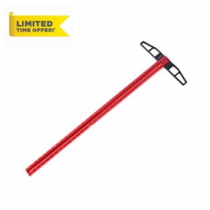 Precision Ruler Square T-Shaped Woodworking Scriber Measuring Tool 31 in