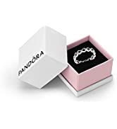 Pandora Moments Women's Sterling Silver Band of Hearts Ring