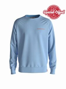 Scotch & Soda Unisex Crewneck Sweatshirt in Organic Cotto