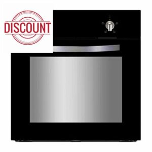 60cm Single Electric Oven In Black