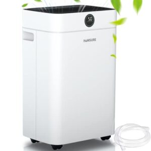 Dehumidifiers for Drying Clothes with Digital Humidity Display