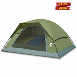 Night Cat Tent 3 4 Man Person Tent Waterproof Easy Set Up for Camping Hiking Garde