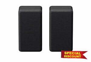 Sony SA-RS3S Wireless Dual Rear Speaker (50W Total Power) - Black